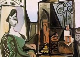 جاكلين في المرسم جاكلين في المرسم