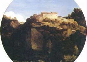 منزل على التل
