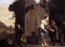 ربيكا واليعازر عند البئر ربيكا واليعازر عند البئر