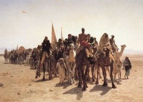 حجاج ذاهبون الى مكّة