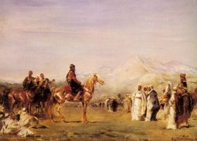 معسكر العرب في جبال الأطلس